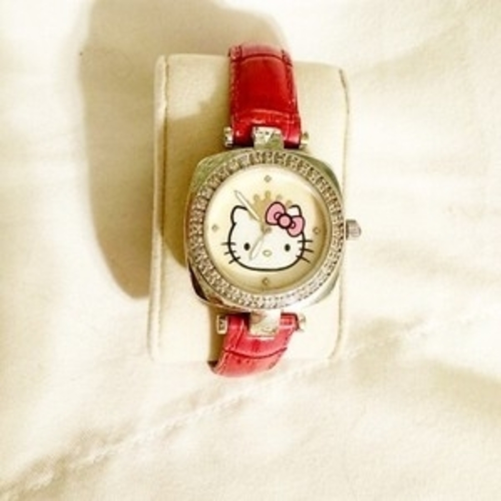 Diamonique Pink Leather